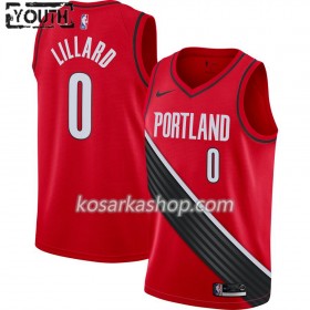 Dres Portland Trail Blazers Damian Lillard 0 Nike 2019-20 Statement Edition Swingman - Dječji